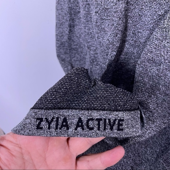 ZYIA Active Fog Copper Charged Grey Athletic Tank Top Womens M - Picture 7 of 10